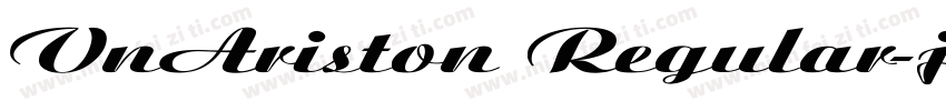 VnAriston Regular字体转换
